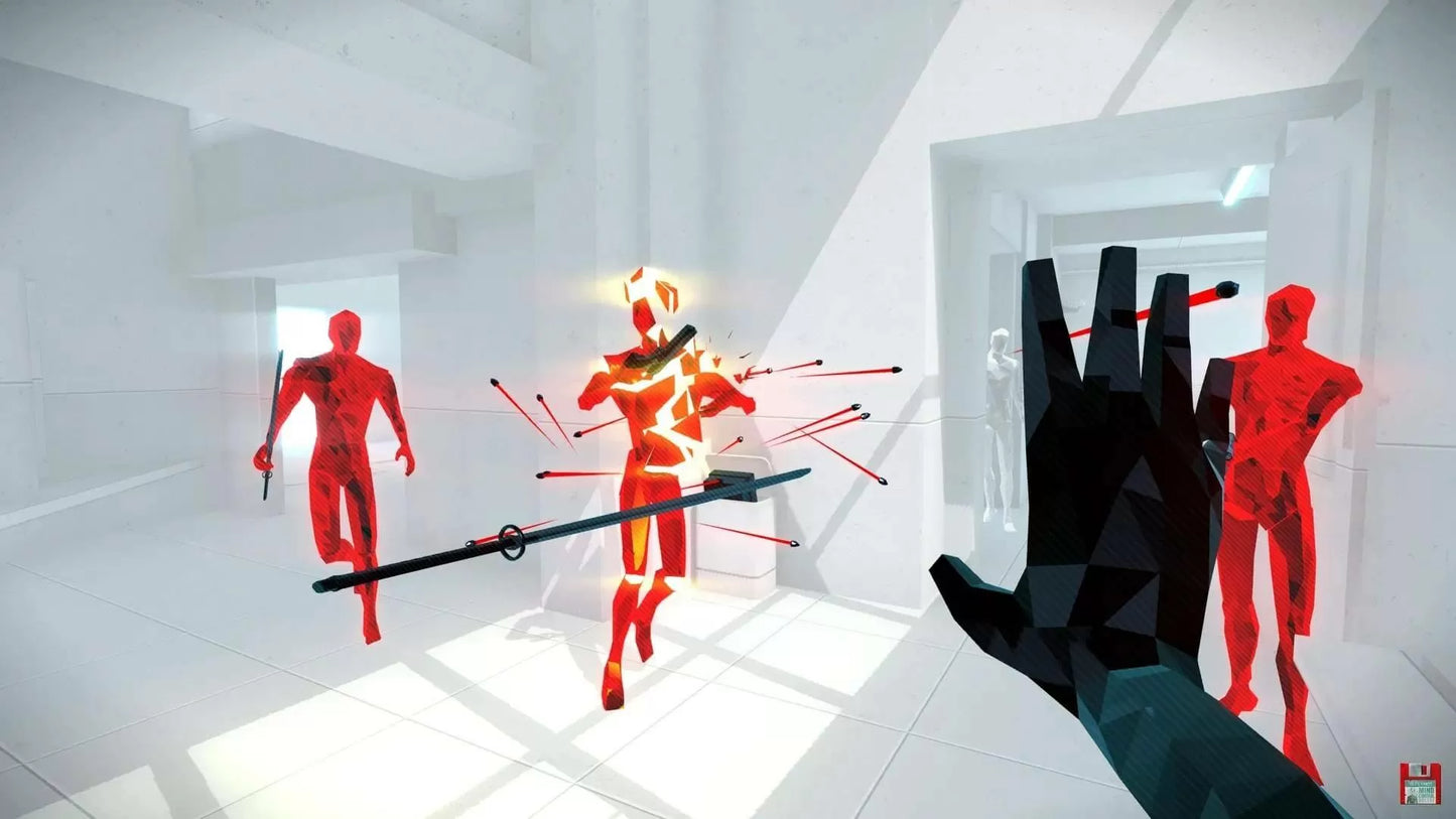 SuperHot VR game snap