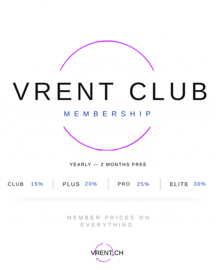 VRENT Club-Mitgliedschaft — Jährlich