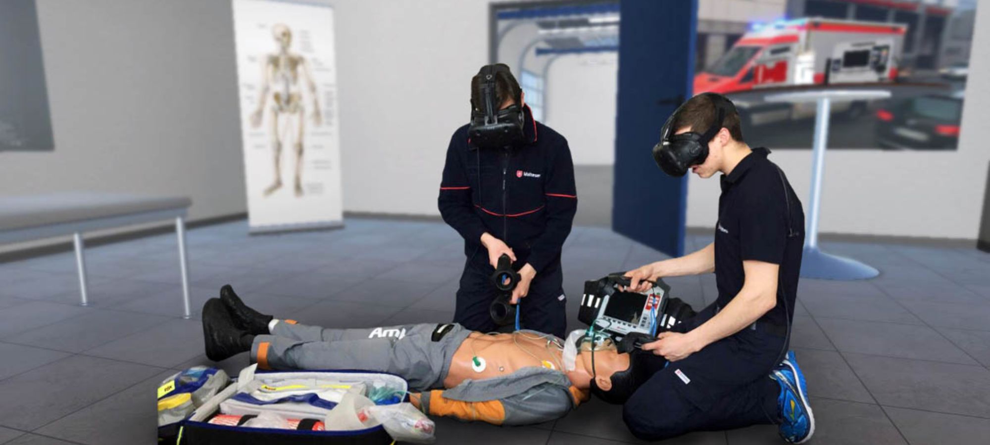 VR first aid training