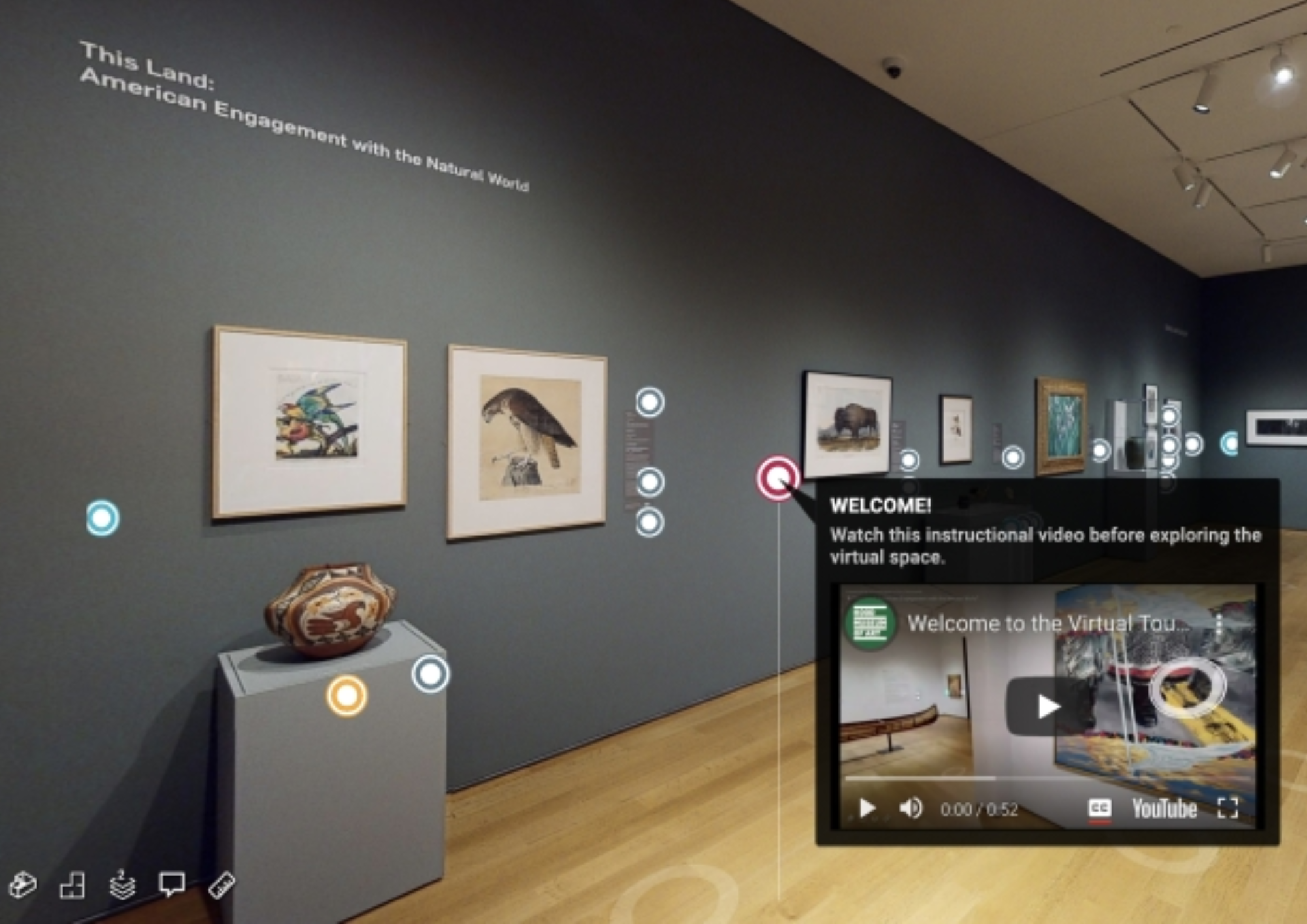 Interactive 360 virtual tour