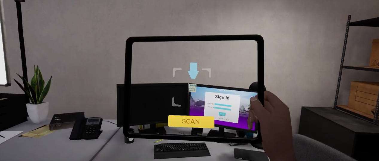VR cyber security training