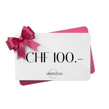 VRENT.CH- Geschenkkarte